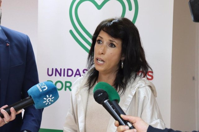 Archivo - La secretaria general de Podemos Andalucía, Martina Velarde, en una imagen de archivo. 