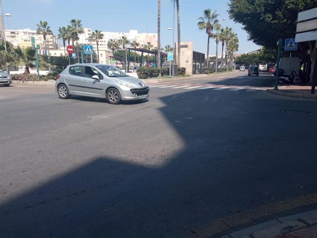 Confluencia de la Rambla Federico García Lorca con Poeta Paco Aquino en la que se produjo el accidente.