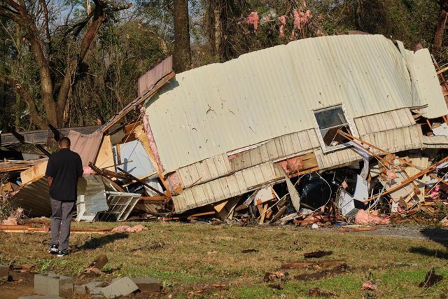 Archivo - Imagen de archivo del paso de un terremoto en Louisiana, EEUU