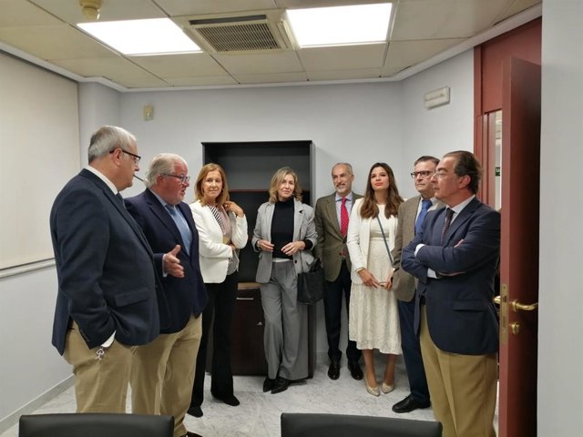 Visita al Juzgado de Primera Instancia número 4 de Jaén