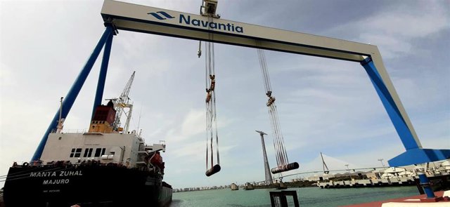 Astilleros de Navantia en Puerto Real (Cádiz)