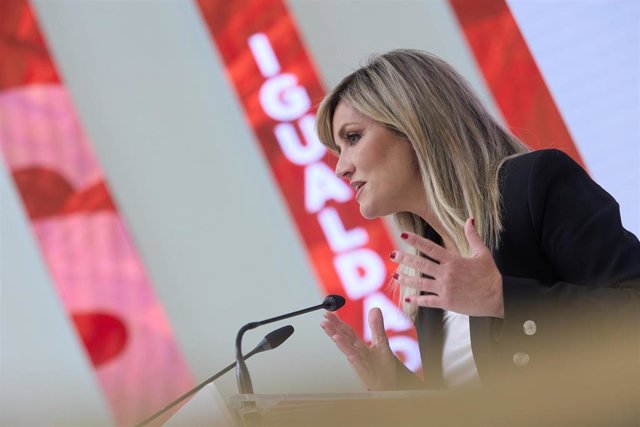 La portavoz nacional de Ciudadanos, Patricia Guasp, en rueda de prensa