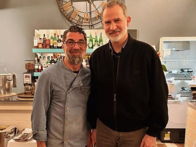 El Rey Felipe cenó el domingo en el popular restaurante Sandro de Palma de Mallorca