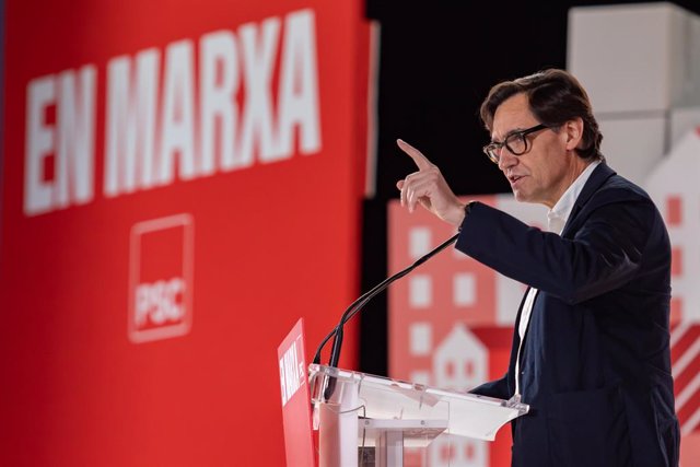 El líder del Partit Socialista de Catalunya, (PSC), Salvador Illa