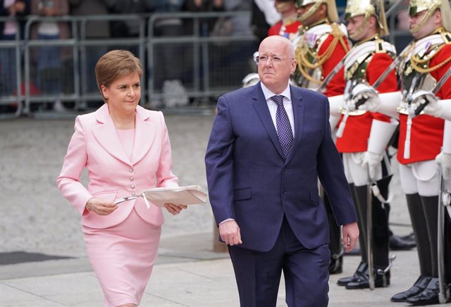 Archivo - l'ex-primera ministra d'Escòcia Nicola Sturgeon i el seu marit, Peter Murrell