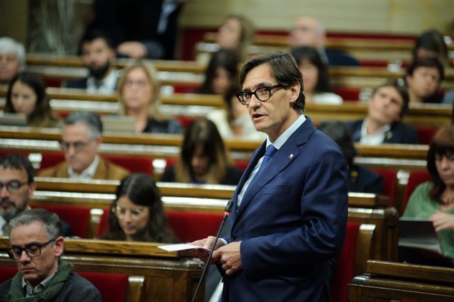 Estimación de escaños para las elecciones al Parlamento de Cataluña según el Barómetro de Opinión Política del Centro de Estudios de Opinión (CEO) de la Generalitat de Cataluña publicado el 5 de abril de 2023.