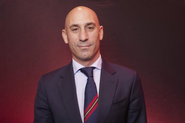 Archivo - El presidente de la Real Federación Española de Fútbol, Luis Rubiales