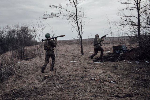 Soldats ucraïnesos a Bakhmut 