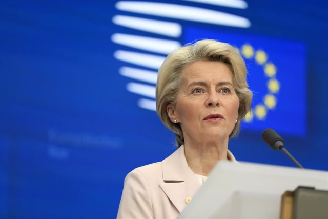 Archivo - La presidena de la Comisión Europea, Ursula von der Leyen