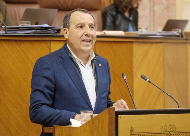 Archivo - El diputado del PSOE-A José Luis Ruiz Espejo 