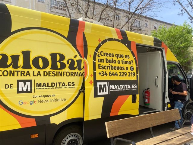 La fundación Maldita.Es, con el apoyo de Google News Initiative, idea un 'BuloBús', un microbús que comenzará desde el 11 de abril de 2023 una ruta por 20 municipios rurales con el fin de acercar la alfabetización mediática a los pueblos de España
