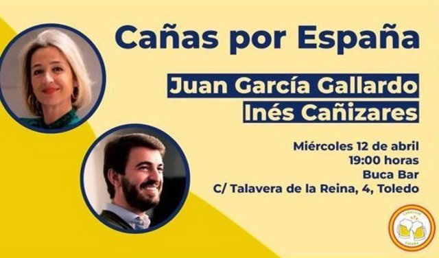 Acto de Inés Cañizares y Juan García Gallardo, de Vox, en Toledo