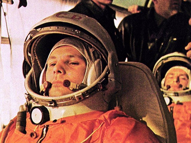 Archivo - Astronauta ruso Yuri Gagarin, primer ser humano en viajar al espacio