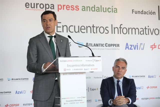El president de la Junta d'Andalusia, Juanma Moreno
