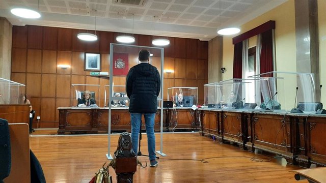 El acusado durante el juicio