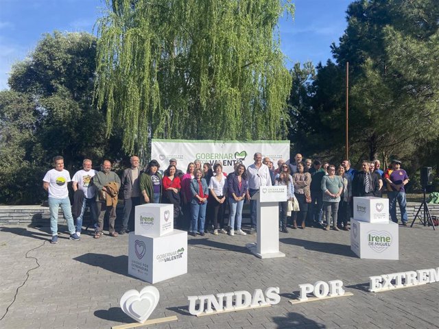 Presentación de las listas de Unidas por Extremadura