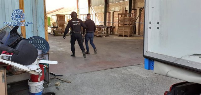 Imagen de la operación policial.