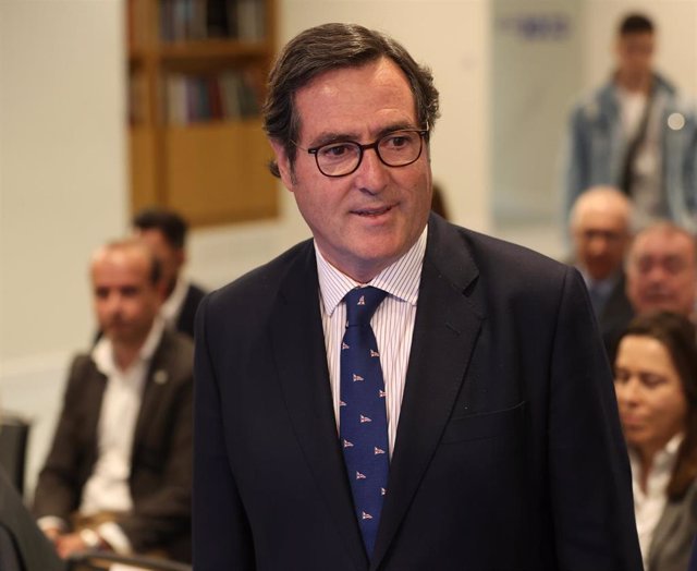 El presidente de la CEOE, Antonio Garamendi.