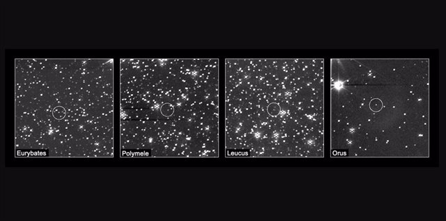 Primeras imágenes tomadas por la misión LUCY de la NASA de los asteroides troyanos a los que se dirige