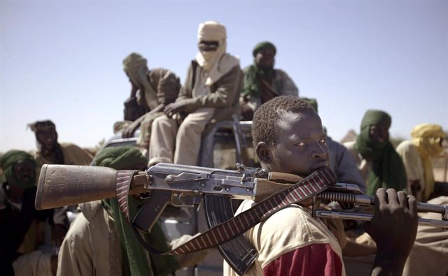 Imagen de archivo de un miliciano sudanés