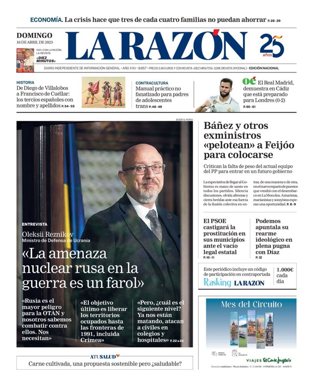 Portada La Razón