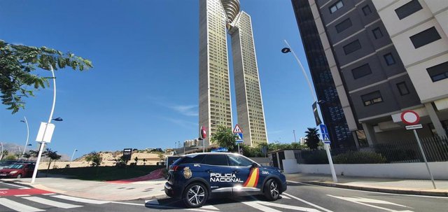Coche patrulla en Benidorm en imagen de archivo