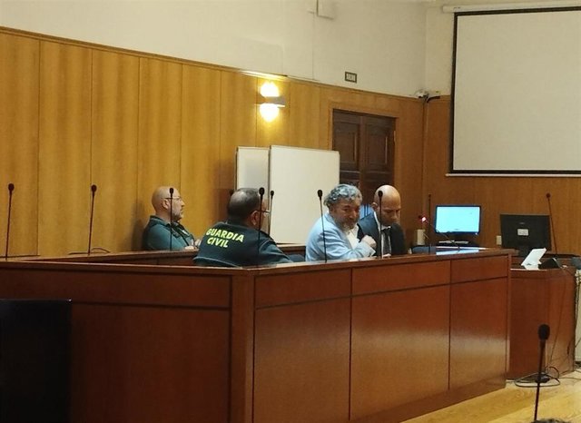 El condenado, durante la vista de conformidad celebrada este lunes en la Audiencia de Valladolid.