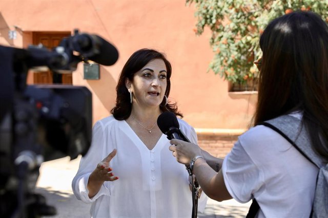 Archivo - La presidenta del Gobierno riojano, Concha Andreu