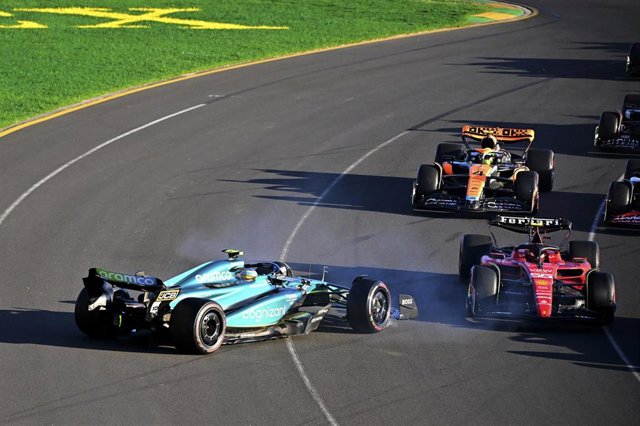 Incidente entre Carlos Sainz y Fernando Alonso en el Gran Premio de Australia