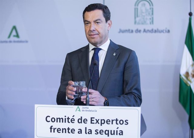 El presidente de la Junta de Andalucía, Juanma Moreno