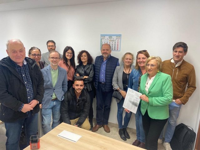 La candidata del PSPV-PSOE a la Alcaldía de Alicante, Ana Barceló, presenta su candidatura a los comicios.