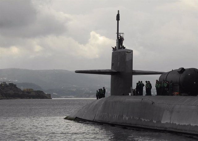 Archivo - Submarino 'USS Florida' de la Marina de Estados Unidos