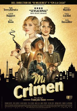 Cartel de la película 'Mi crimen' de François Ozon