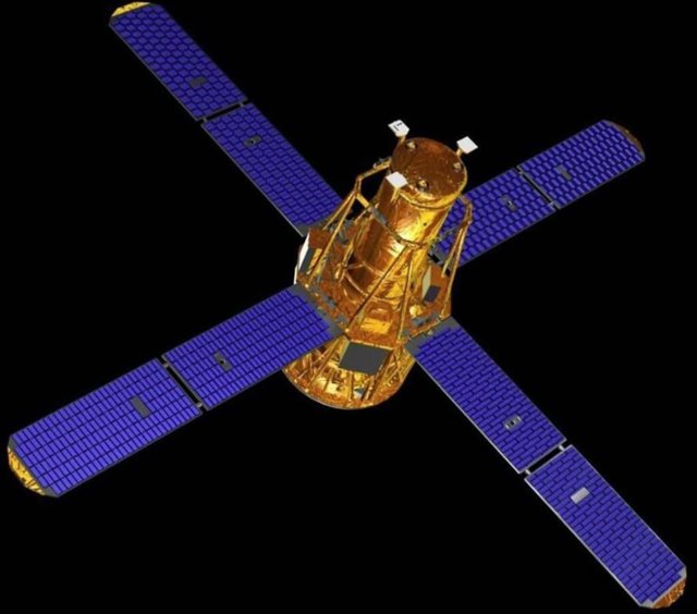 Ilustración de satélite RHESSI de la NASA