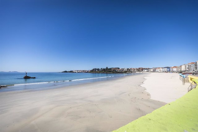 Archivo - Playa de Silgar en Sansenxo, (Pontevedra, Galicia, España), 