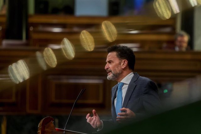 El portavoz adjunto de Ciudadanos en el Congreso, Edmundo Bal, interviene durante una sesión plenaria en el Congreso de los Diputados.