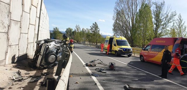 Foto del suceso publicada por Emergencia Ávila en su cuenta oficial de Twitter