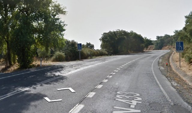 Archivo - Carretera N-433. Archivo.