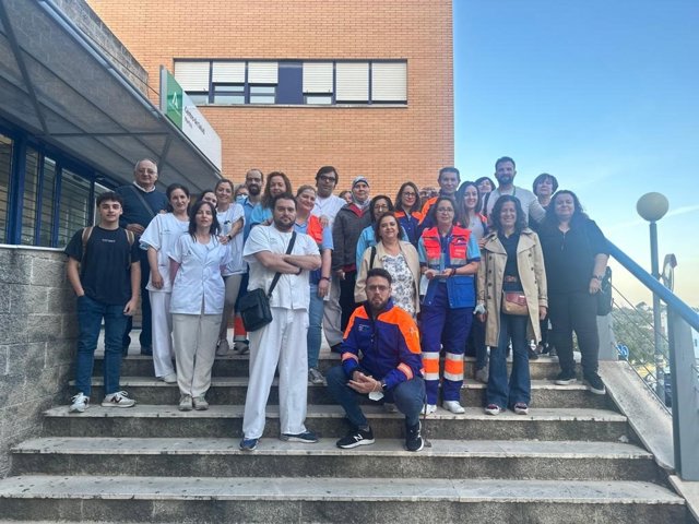 Profesionales del centro de salud de Martos.