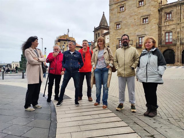 Miembros de la candidatura de Covadonga Tomé.