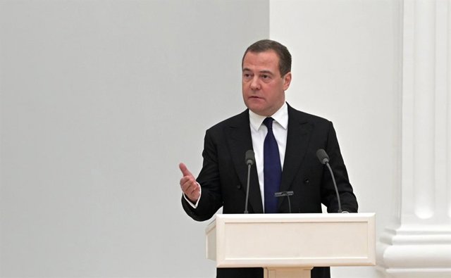 Archivo - L'expresident rus i actual vicepresident del Consell de Seguretat de Rússia, Dmitri Medvédev
