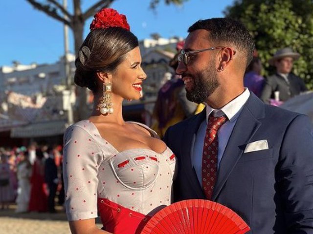 Marina Ruiz y Omar Sánchez viven su primera Feria de Abril juntos