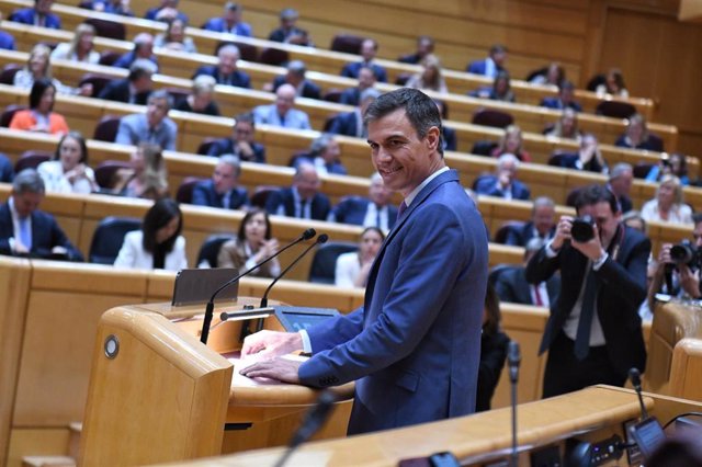 El presidente del Gobierno, Pedro Sánchez