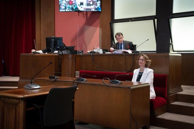 La consellera d'Acció Exterior i Unió Europea, Meritxell Serret, en el judici