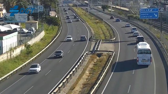 Investigada una conductora por circular en sentido contrario durante cuatro kilómetros en la autovía A48 en San Fernando (Cádiz)