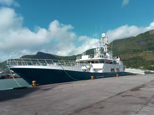 Barco Pesquero en Seychelles