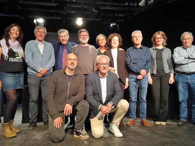 Busquets y Jou con los intérpretes