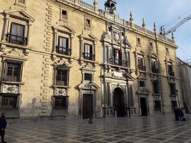 Archivo - Imagen de archivo de la Real Chancillería de Granada y sede del Tribunal Superior de Justicia de Andalucía