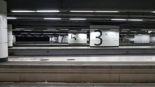 Imatge d'arxiu de l'Estació de Sants (Barcelona)