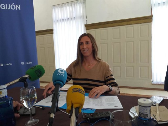 Ángela Pumariega, candidata del PP a la Alcaldía de Gijón